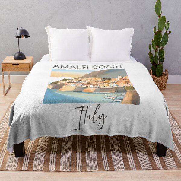Item preview, A Watercolor Design of Amalfi Coast - Italy  designed and sold by Sketch-Shack.