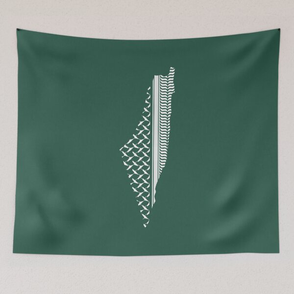 Item preview, Palestinian keffiyeh | Palestine map Pattern #6 designed and sold by Mo5tar.