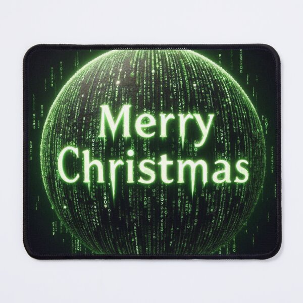 Item preview, Merry Christmas Matrix World designed and sold by Simplybe1.