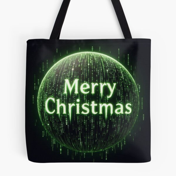 Item preview, Merry Christmas Matrix World designed and sold by Simplybe1.