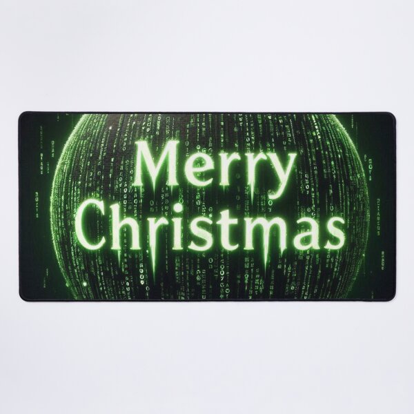 Item preview, Merry Christmas Matrix World designed and sold by Simplybe1.
