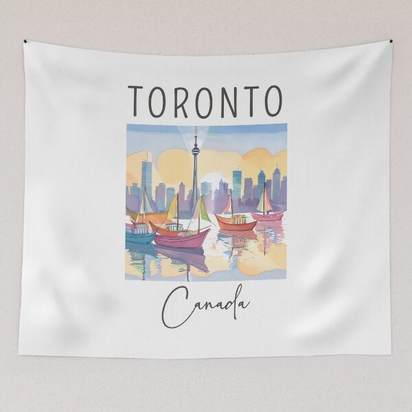 Item preview, A Watercolor Design of Toronto - Canada  designed and sold by Sketch-Shack.