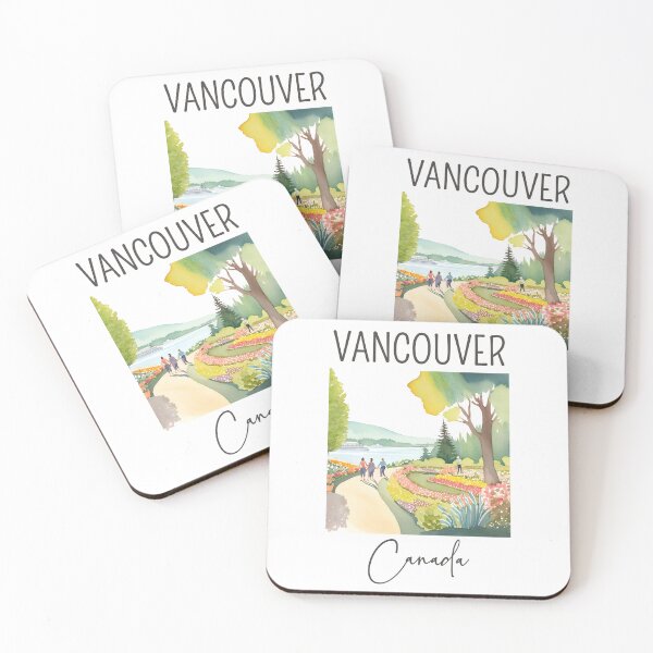 Item preview, A Watercolor Design of Vancouver - Canada  designed and sold by Sketch-Shack.