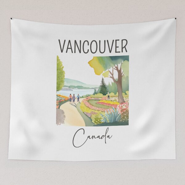 Item preview, A Watercolor Design of Vancouver - Canada  designed and sold by Sketch-Shack.