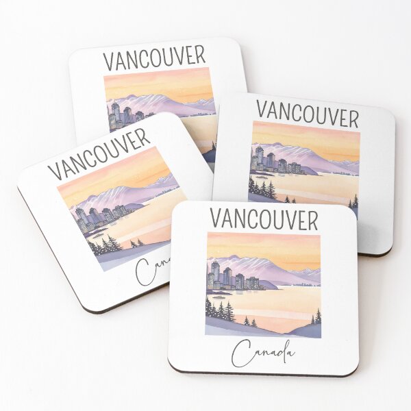 Item preview, A Watercolor Design of Vancouver - Canada  designed and sold by Sketch-Shack.