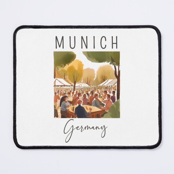 Item preview, A Watercolor Design of Munich - Germany designed and sold by Sketch-Shack.