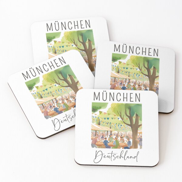 Item preview, A Watercolor Design of München - Deutschland designed and sold by Sketch-Shack.