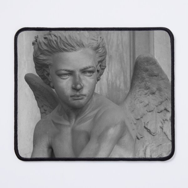 Item preview, Boy angel in stone designed and sold by Infraredphoto.