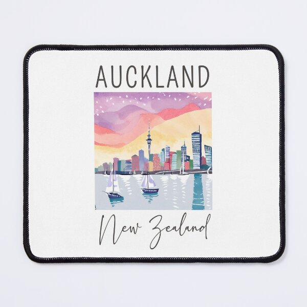 Item preview, A Watercolor Design of Auckland - New Zealand  designed and sold by Sketch-Shack.