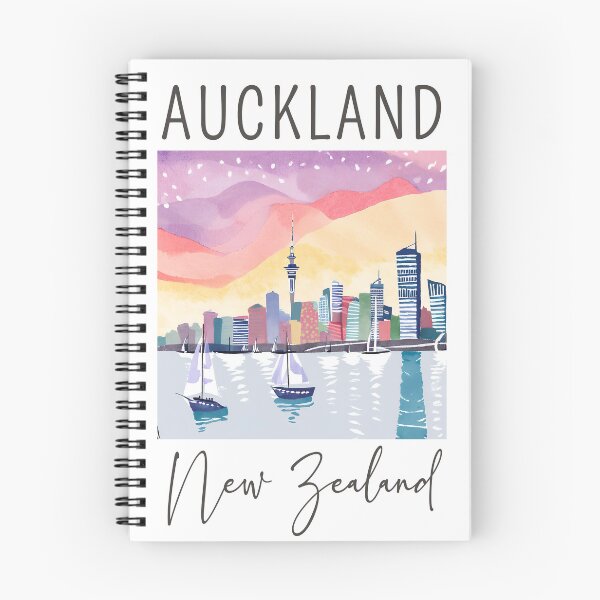 Item preview, A Watercolor Design of Auckland - New Zealand  designed and sold by Sketch-Shack.