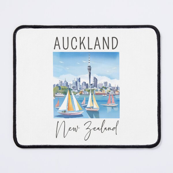 Item preview, A Watercolor Design of Auckland - New Zealand  designed and sold by Sketch-Shack.