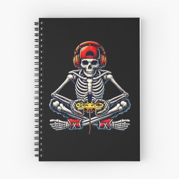 Item preview, Halloween Skeleton Gamer Video Gaming Boys Men Kids Teess designed and sold by SztylishDesigns.