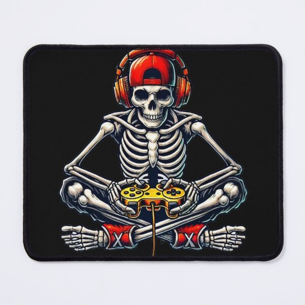 Item preview, Halloween Skeleton Gamer Video Gaming Boys Men Kids Teess designed and sold by SztylishDesigns.