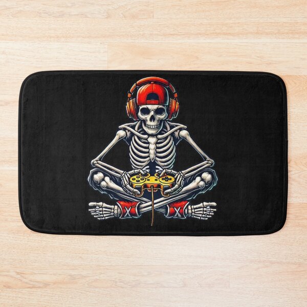 Item preview, Halloween Skeleton Gamer Video Gaming Boys Men Kids Teess designed and sold by SztylishDesigns.