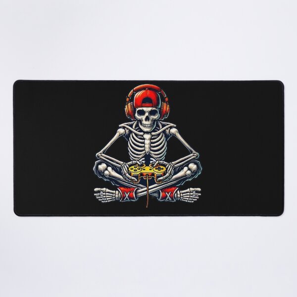 Item preview, Halloween Skeleton Gamer Video Gaming Boys Men Kids Teess designed and sold by SztylishDesigns.