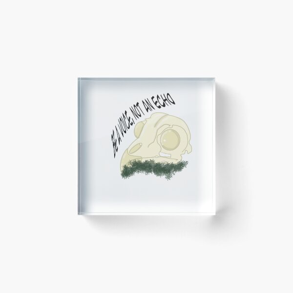 Item preview, Be a voice, not an echo designed and sold by StickersManias.