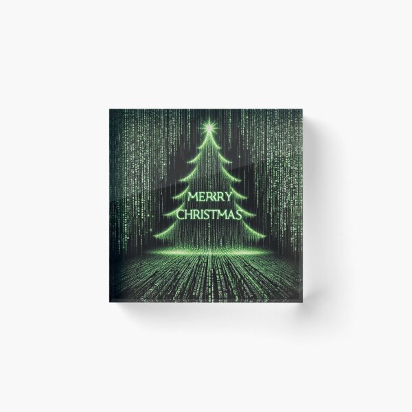 Item preview, Merry Christmas Matrix Tree designed and sold by Simplybe1.