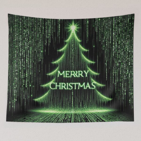 Item preview, Merry Christmas Matrix Tree designed and sold by Simplybe1.