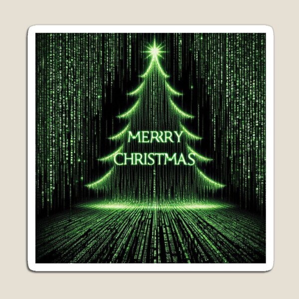 Item preview, Merry Christmas Matrix Tree designed and sold by Simplybe1.