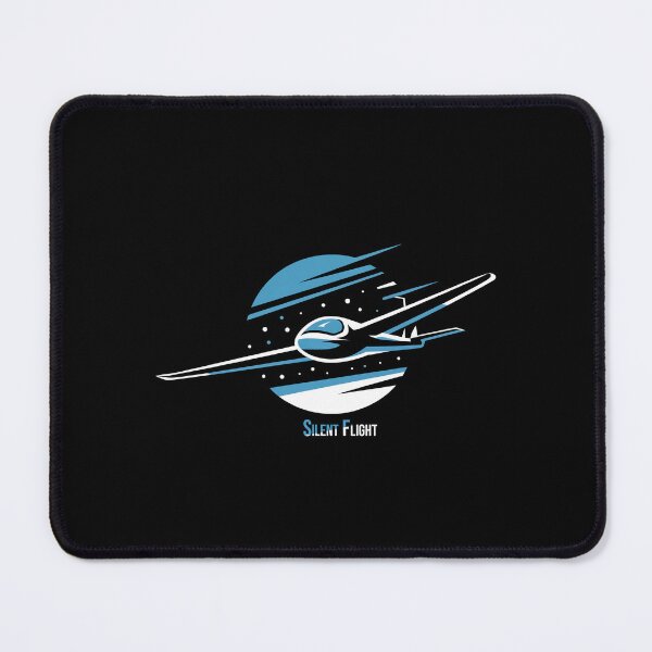 Item preview, Silent Flight Glider Plane Pilot Sailplane aerial floating soaring designed and sold by These_Prints.