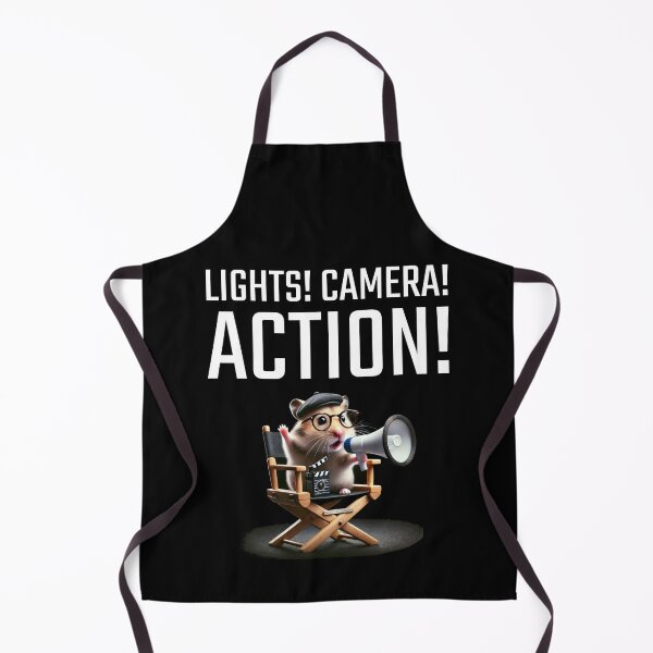 Item preview, Lights Camera Action Hamster Director designed and sold by Me-Meme.