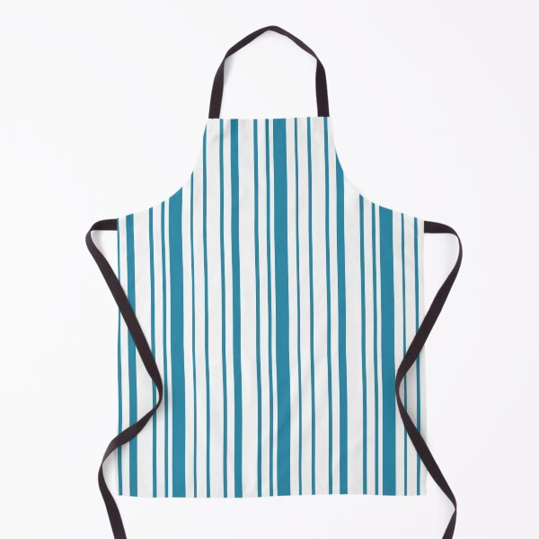 Item preview, Irregular teal vertical lines in Victorian style designed and sold by Sissle.