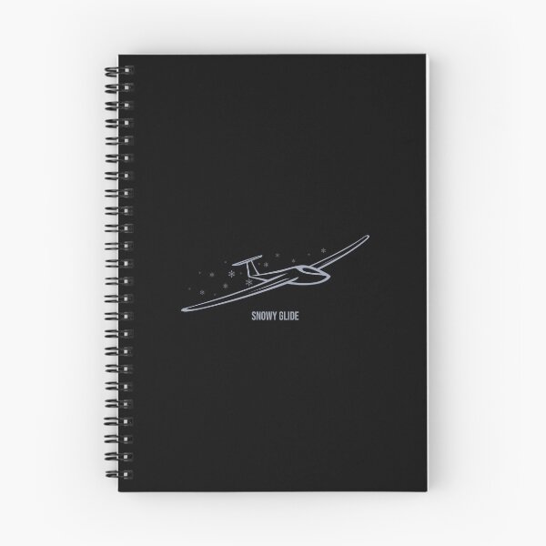 Item preview, Snowy Glide  Glider Plane Pilot Sailplane aerial floating soaring designed and sold by These_Prints.