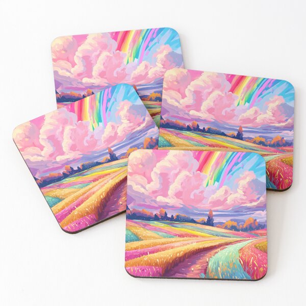 Item preview, Rainbow Art With Marshmallows Clouds designed and sold by GrinGalore.