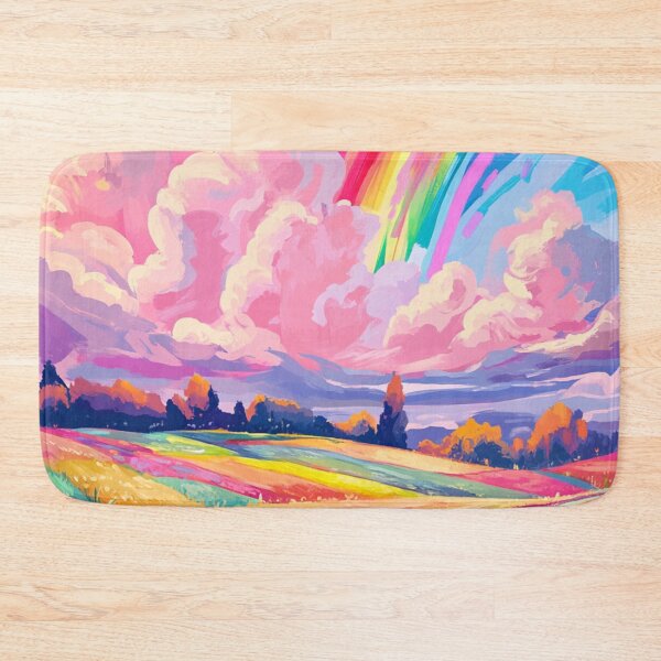 Item preview, Rainbow Art With Marshmallows Clouds designed and sold by GrinGalore.