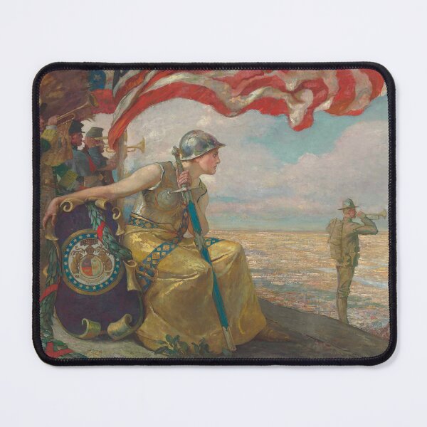 Item preview, “The Call of Missouri” – WWI painting Edwin Howland Blashfield designed and sold by Vintage Designs +.
