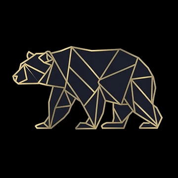 Artwork thumbnail, Geometric Bear by CosmicFreedom9