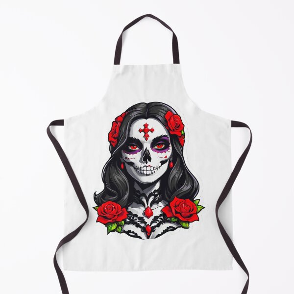 Item preview, Day of the Dead Gothic Rose Queen designed and sold by Bunmigraphics .