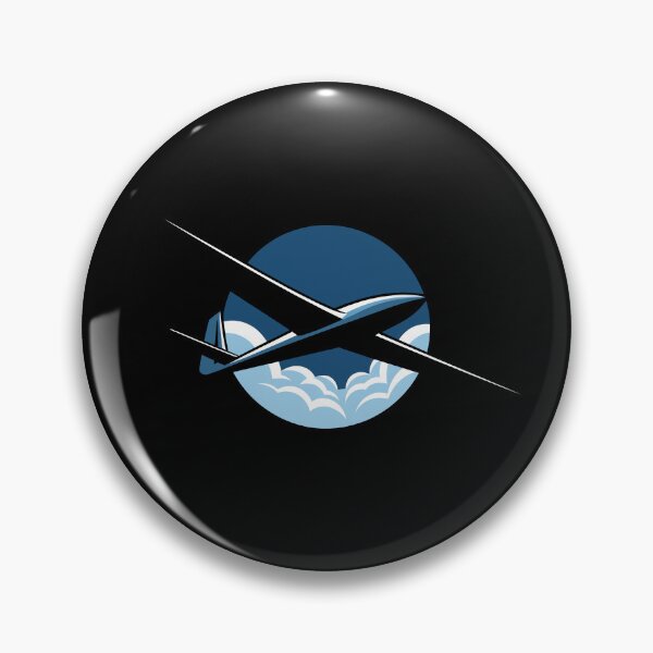 Item preview, Glide Glider Plane Pilot Sailplane aerial floating soaring designed and sold by These_Prints.