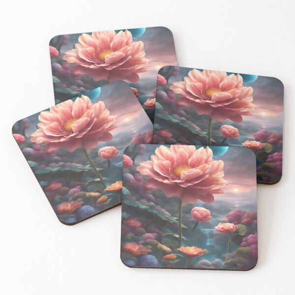 Item preview, Surreal Garden of Giant Flowers - Dreamlike Floral Fantasy  designed and sold by MystiqSlav.