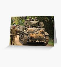 Olive Drab and Khaki Greeting Card