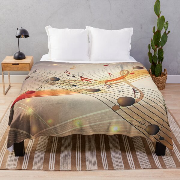 Item preview, Vibrant Music Notes Flowing Colorful Waves Rhythm Harmony Composition designed and sold by Rostislav Bouda.