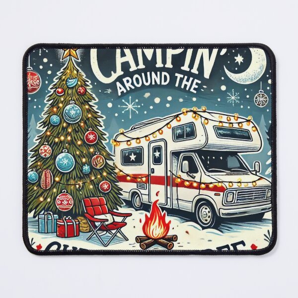 Item preview, Camping around the Christmas Tree designed and sold by papanika.