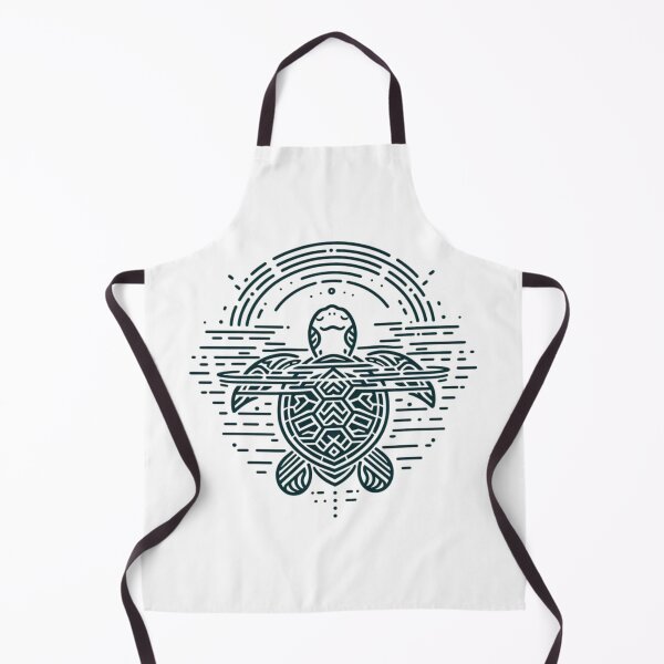 Item preview, Elegant Turtle Line Art - Geometric and Oceanic Design designed and sold by Animeture.