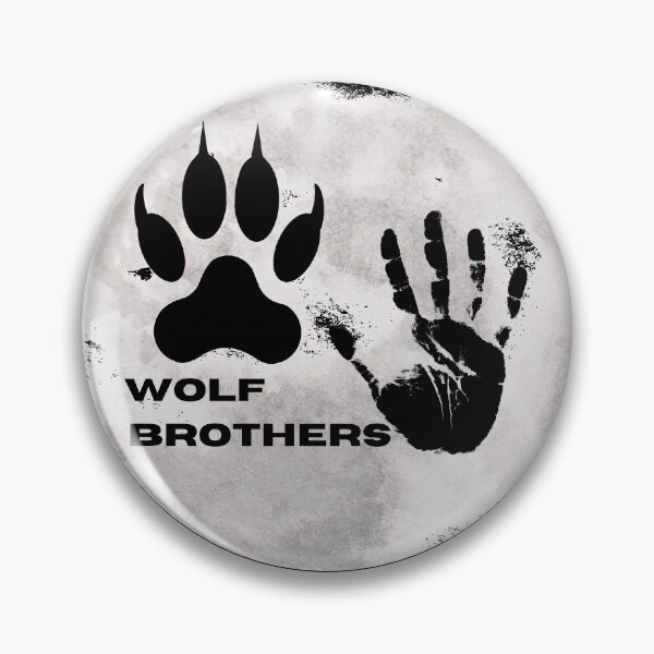 Item preview, Wolf brothers, wild friends designed and sold by aggiesArt.