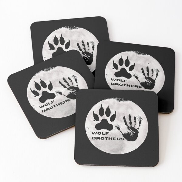 Item preview, Wolf brothers, wild friends designed and sold by aggiesArt.