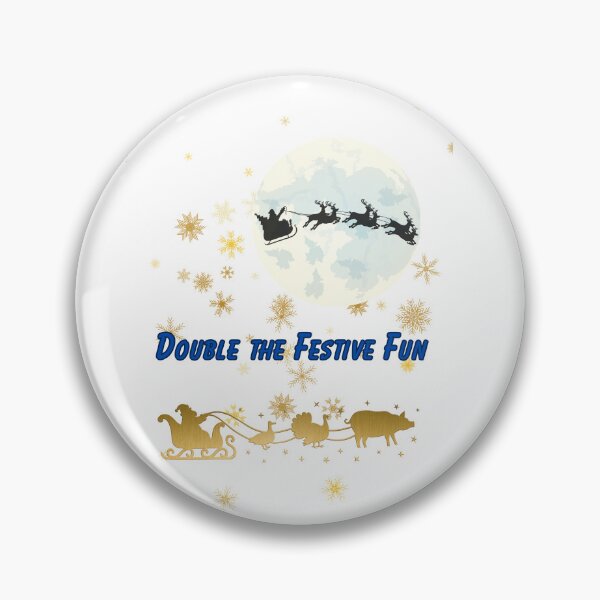 Item preview, Double the Festive Fun: A Tale of Two Santas  designed and sold by Zonghe.