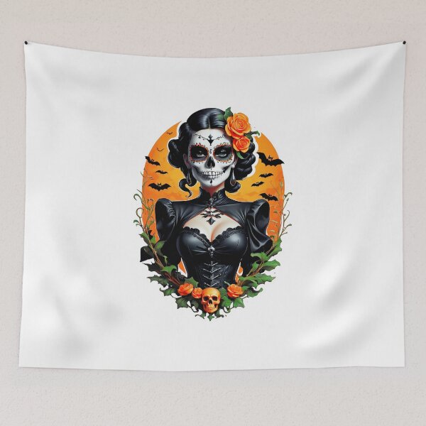 Item preview, Day Of The Dead Halloween designed and sold by Bunmigraphics .