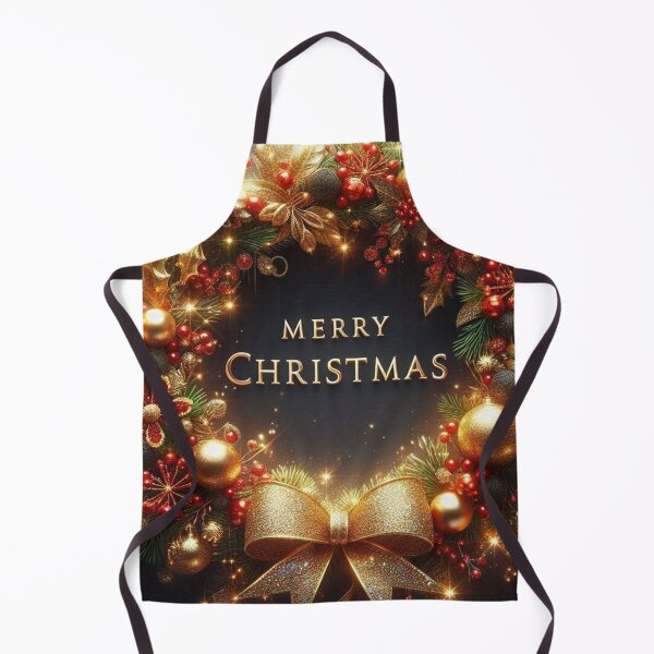 Item preview, Merry Christmas Golden Wreath designed and sold by Simplybe1.