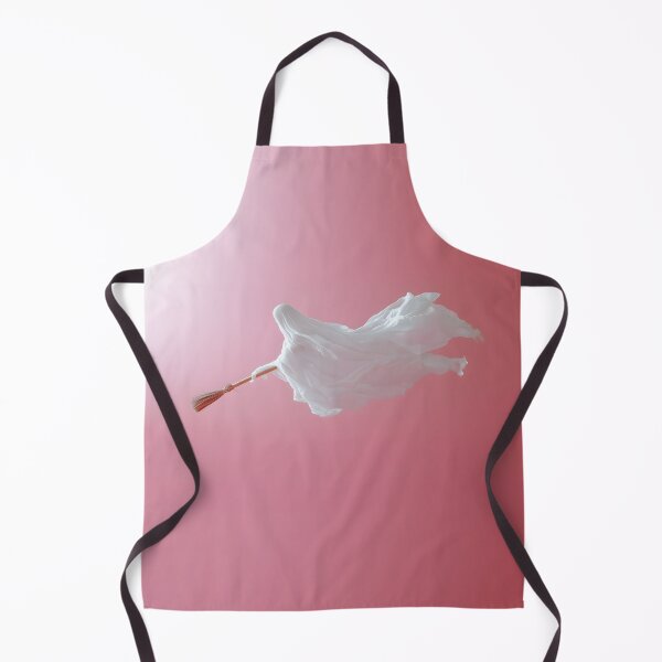 Item preview, Flying Ghost on Broom - Pastel Fantasy Art designed and sold by Soul-Sparks.