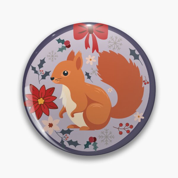 Item preview, Cute Christmas Squirrel designed and sold by AnulaArt.