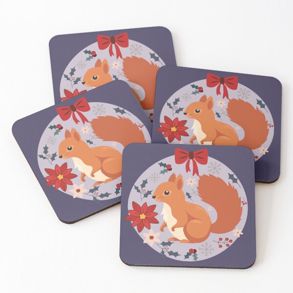 Item preview, Cute Christmas Squirrel designed and sold by AnulaArt.