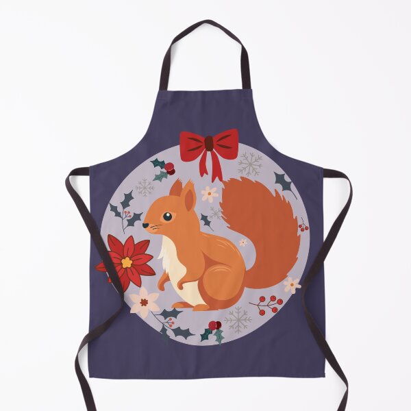 Item preview, Cute Christmas Squirrel designed and sold by AnulaArt.
