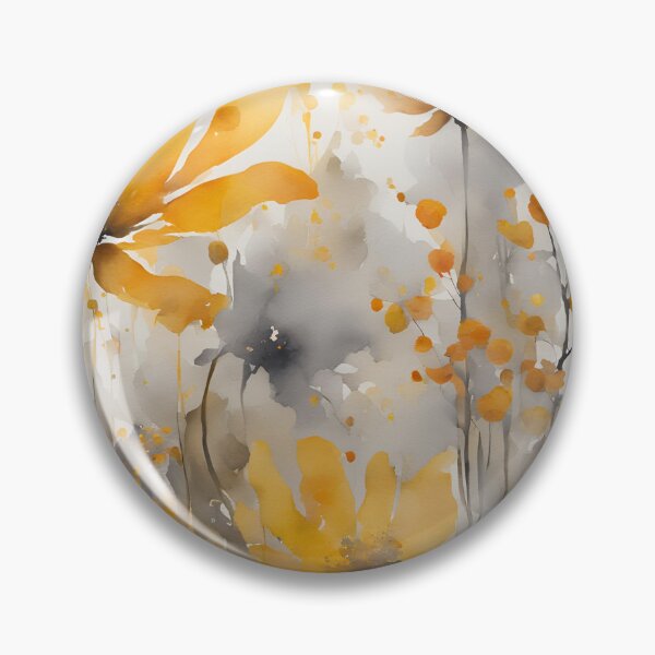 Item preview, Elegant  Florals Pattern Romantic   Autumn Colors,  Fall Vibes, Yellow Pattern Watercolor designed and sold by KolorellaS.