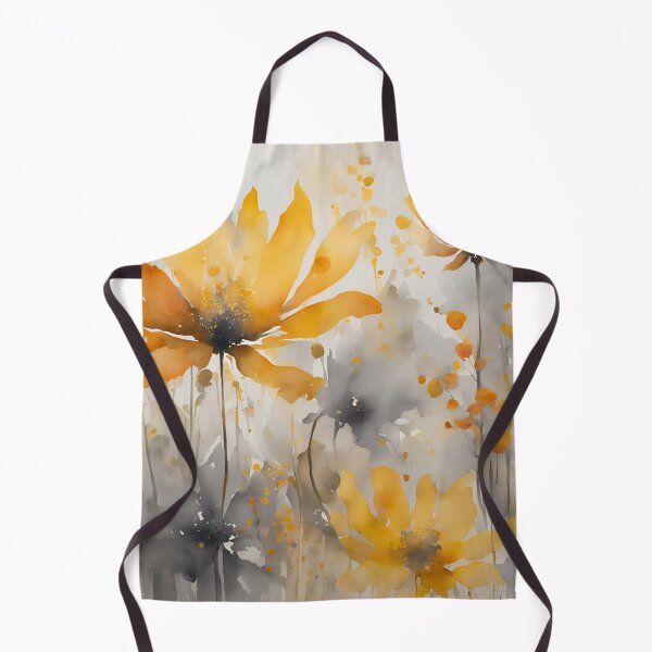 Item preview, Elegant Florals Pattern Romantic Autumn Colors, Fall Vibes, Yellow Pattern Watercolor designed and sold by KolorellaS.