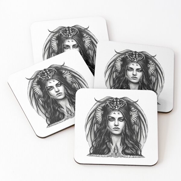 Item preview, Lilith: Gothic Goddess of Demons and Vampires - Dark Feminine Power T-Shirt & Home Decor designed and sold by Earth Nature Creations.